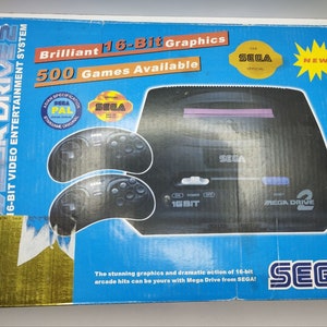 Sega Mega Drive II 2 16-Bit-Video-Unterhaltungssystem-Videospielkonsole