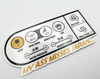 My Ass Misses Japan Sticker