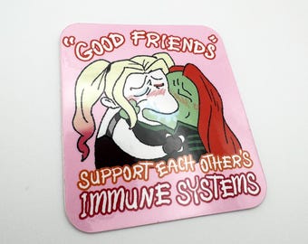 Harley and Ivy - "Good Friends" Sticker