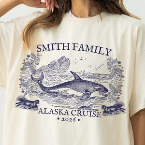 Custom Alaska Cruise 2026 Comfort Colors Shirt, Personalized Cruise Trip Shirt, Retro Alaska Matching Vacation T-Shirt, Alaska Cruise Tee