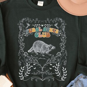 Pregnancy Reveal to Sister Auntie Sweatshirt Racoon Shirt Feral Aunt Sweater Pregnancy Reveal to Family Weirdcore Clothing Baby