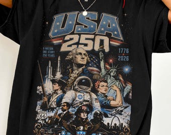 Reto USA 250 Years Comfort Colors Shirt, America 250 Meme Tee, Founding Father 1776 2026 USA Anniversary Tee, Fourth of July Shirt