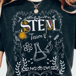 STEM Teacher Team Comfort Colors Shirt, STEM Teacher Appreciation Gift For Teacher, Engineering Teacher, Science Teacher Shirts, Math Squad