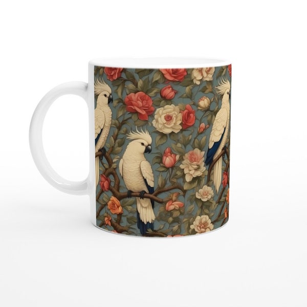 Birding White 11oz Ceramic Mug | birding mug | birding aesthetics | birdwatcher present | Birding Gift Idea | Bird Watching |