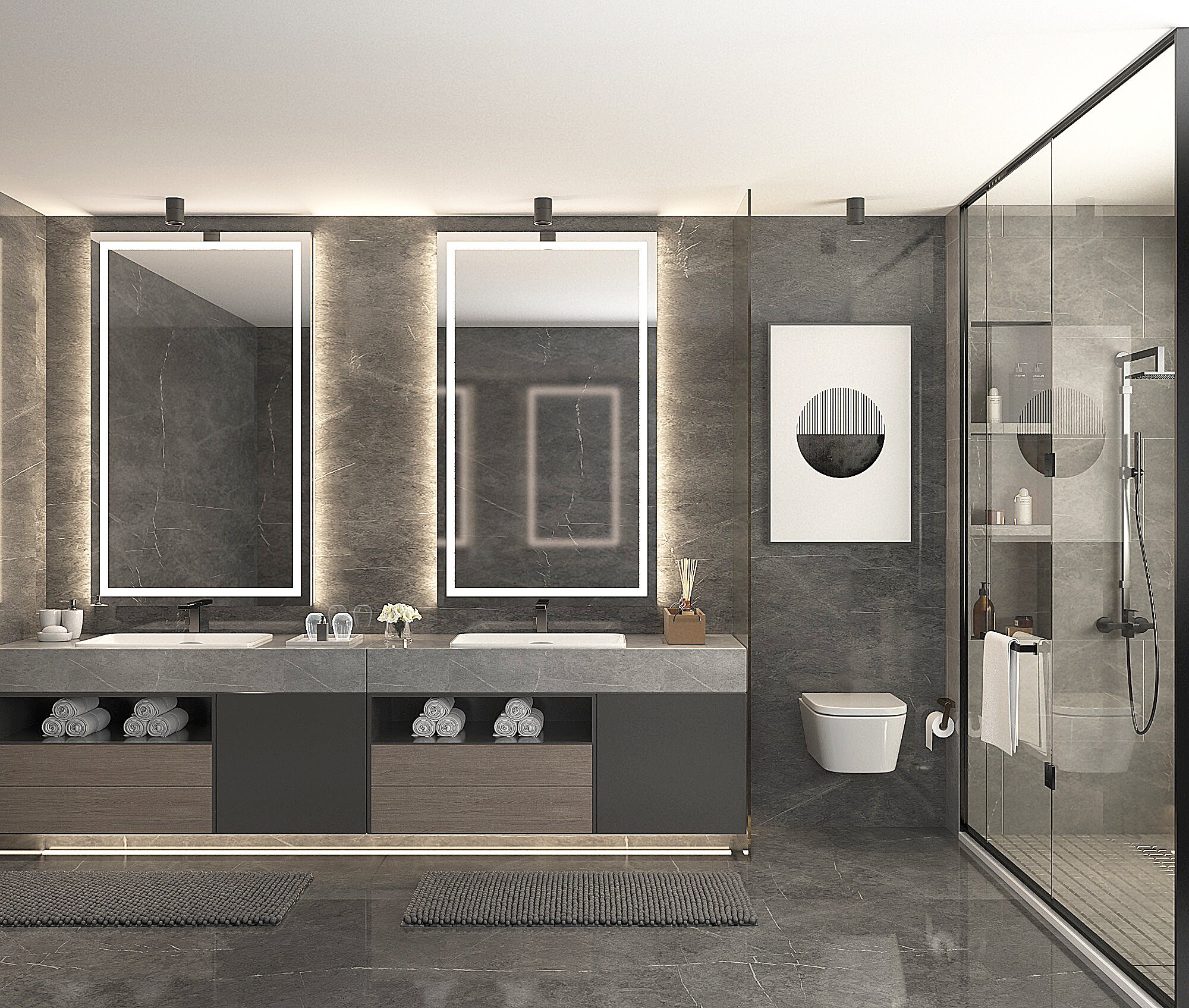 Custom Bathroom Design, Interior Design, Interior Design Service ...
