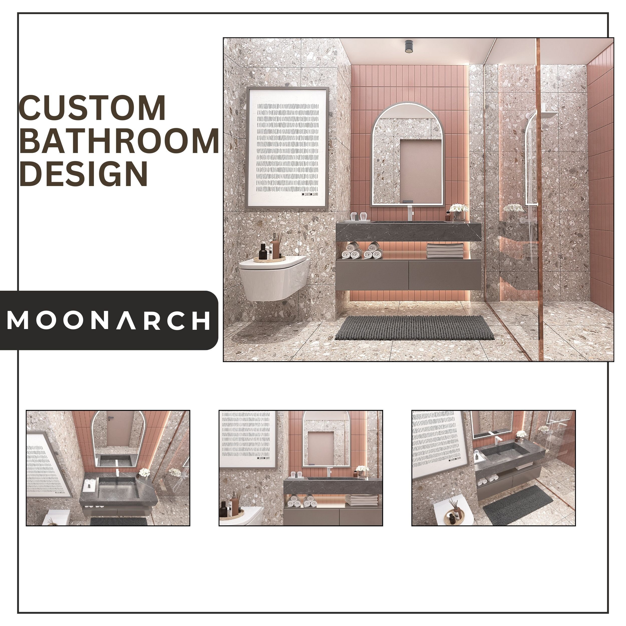 Custom Bathroom Design, Interior Design, Interior Design Service ...