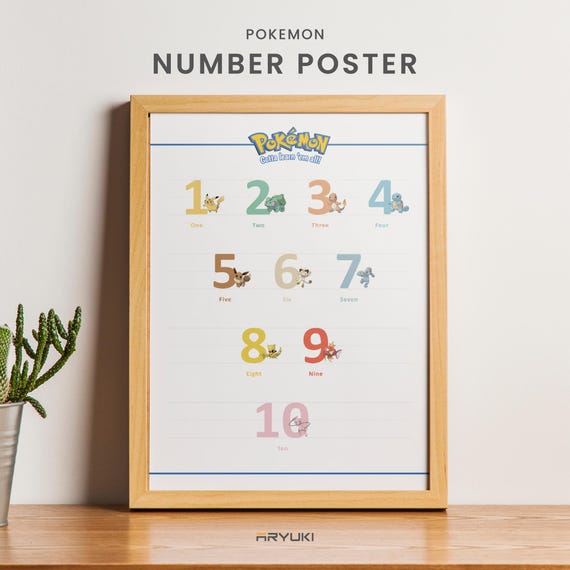 Number List Of All Pokemon