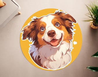 Alfombra de perro, animal lindo, huella de mascota, alfombra de animal, alfombra con diseño de perro, estampado de perro, alfombra moderna, alfombra redonda, alfombra de área, alfombra popular, alfombra suave, alfombra decorativa para el hogar