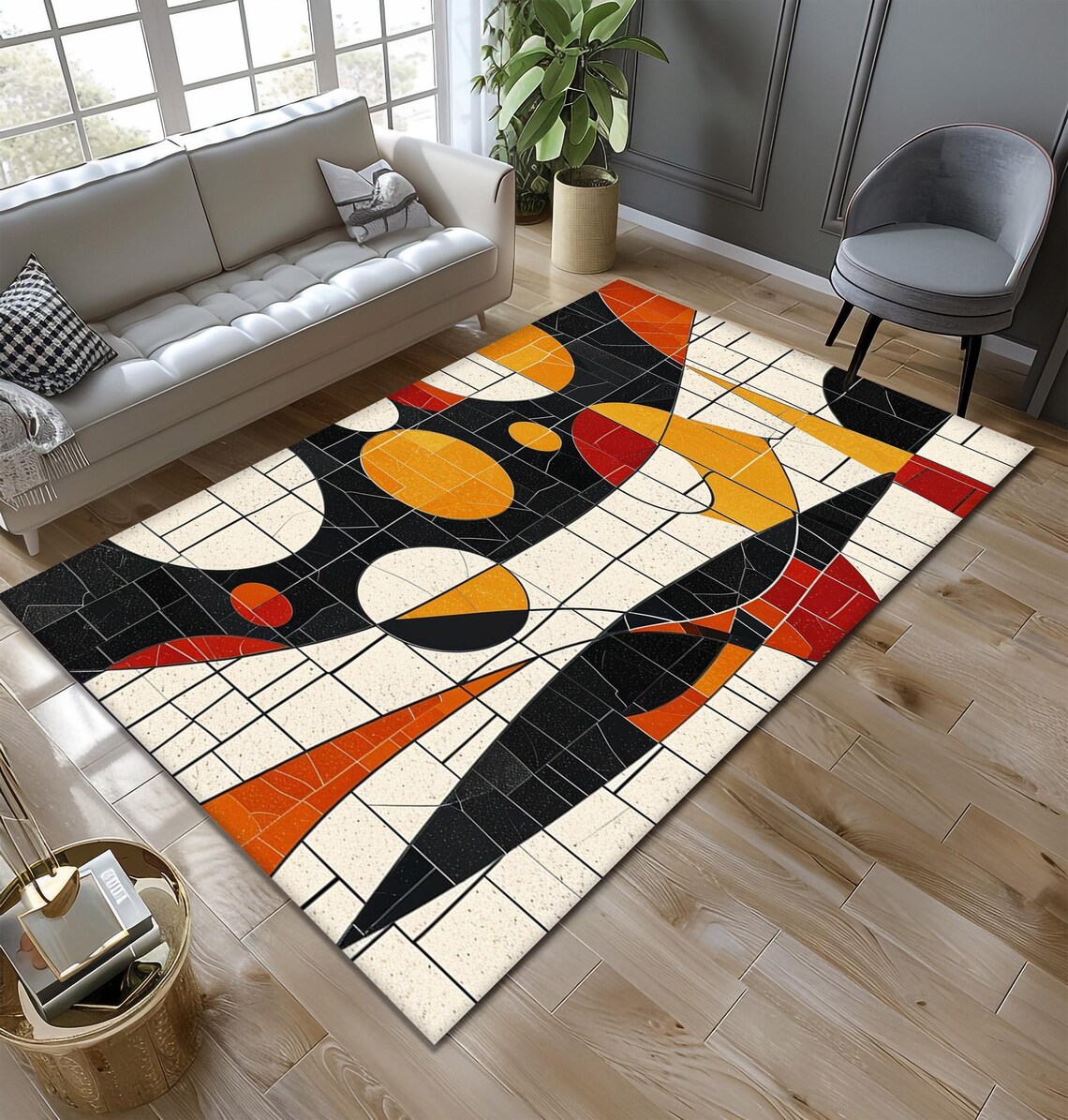 Mid Century Rug, Mid Century Modern Rug, Mid Century Modern Carpet — free download