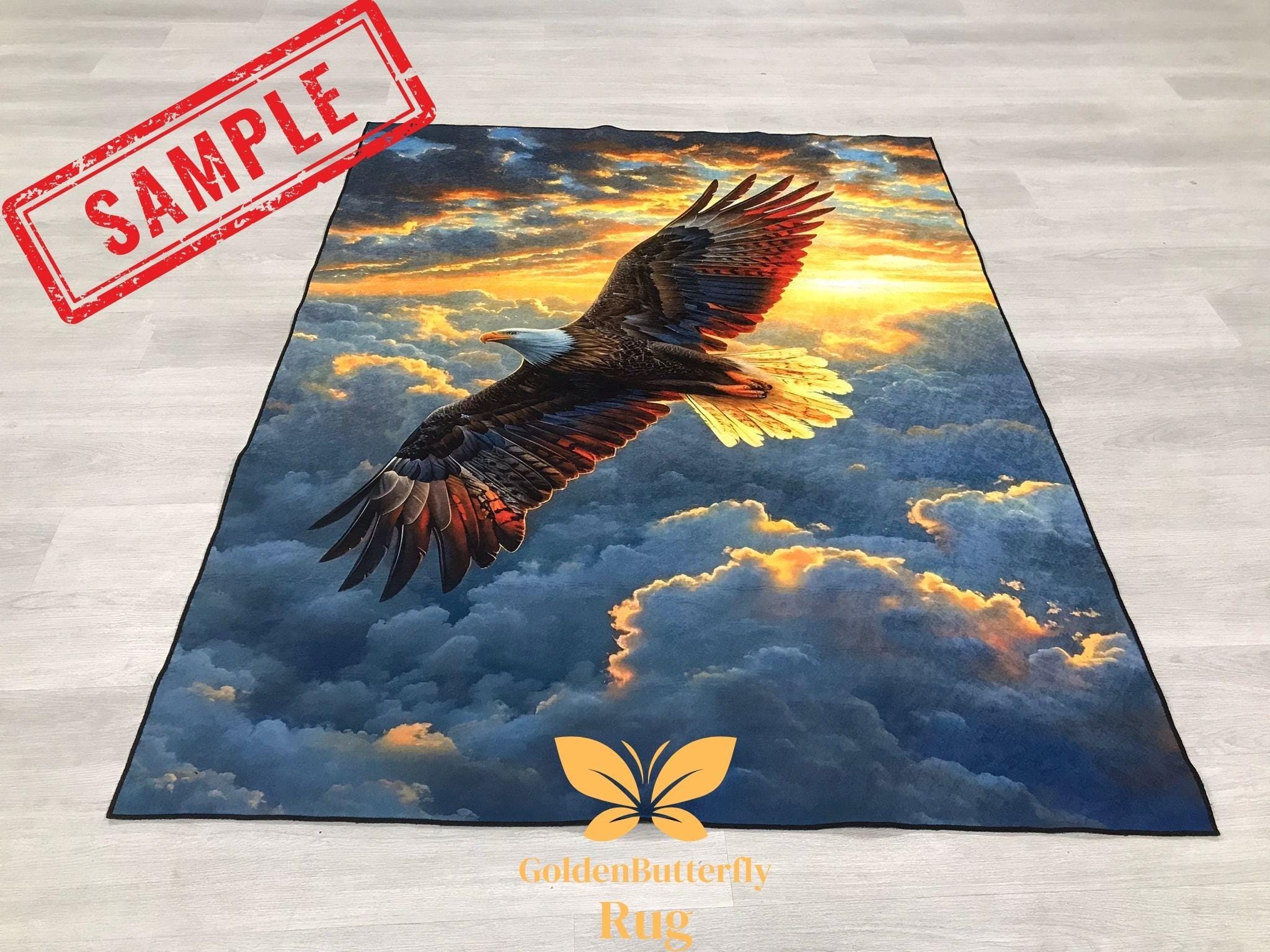 Red Rooster Rug, Rooster Rug, Rooster Pattern Rug, Animal Rug, Area Rug ...