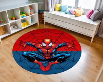 スパイダーマンラグ、漫画ラグ、スパイダーラグ、スーパーヒーローラグ