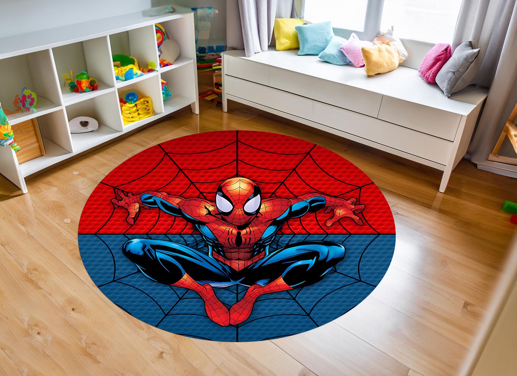 スパイダーマンラグ、漫画ラグ、スパイダーラグ、スーパーヒーローラグ
