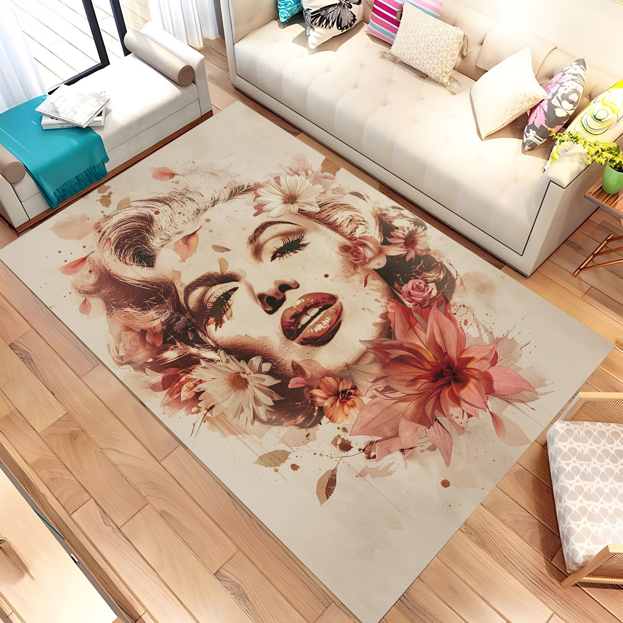 Marilyn Monroe Rug - Etsy