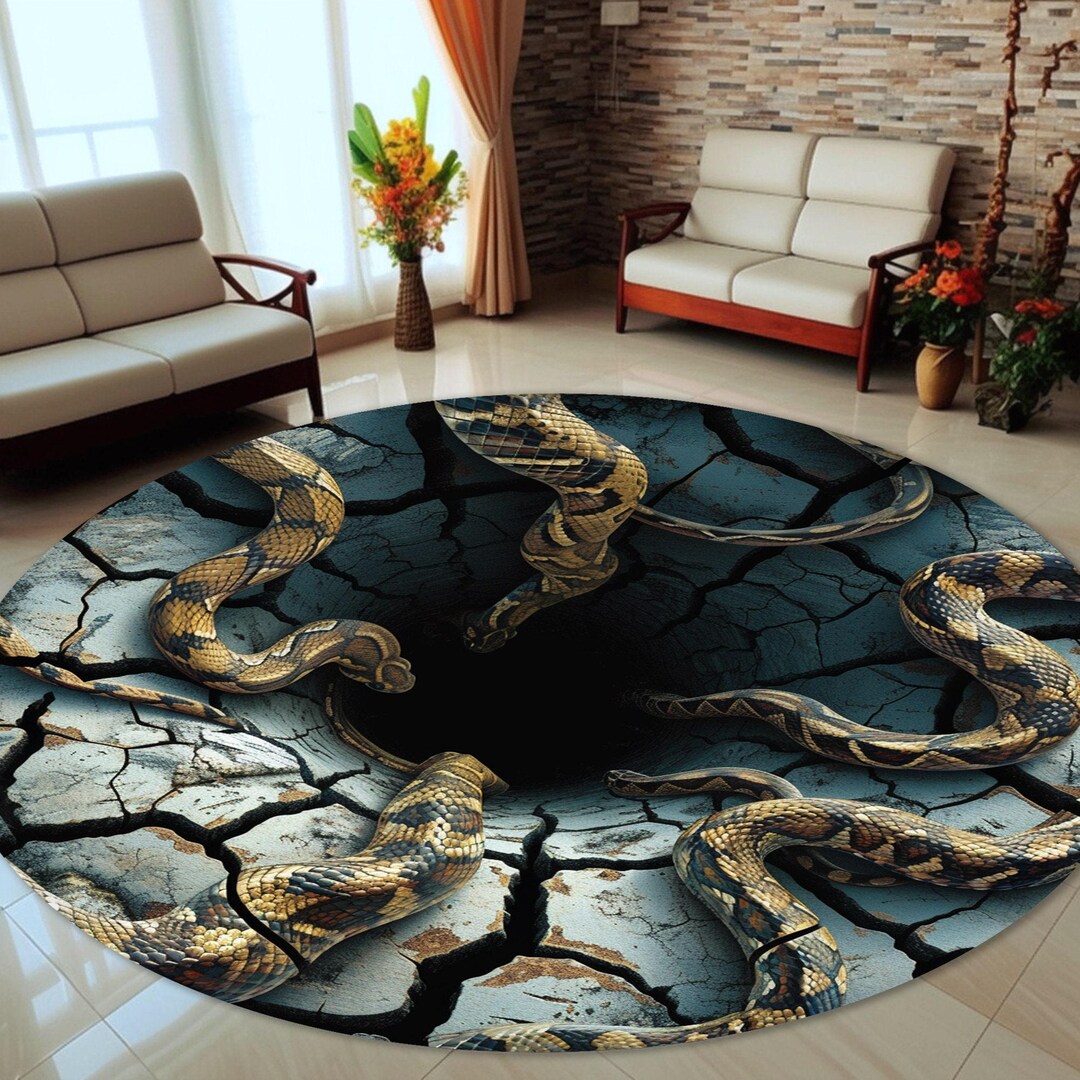 Skunk Rug Snake Rug, 3D Rug, Animal Rug, Cool Animal, Snake Pattern, Cool Rug ...