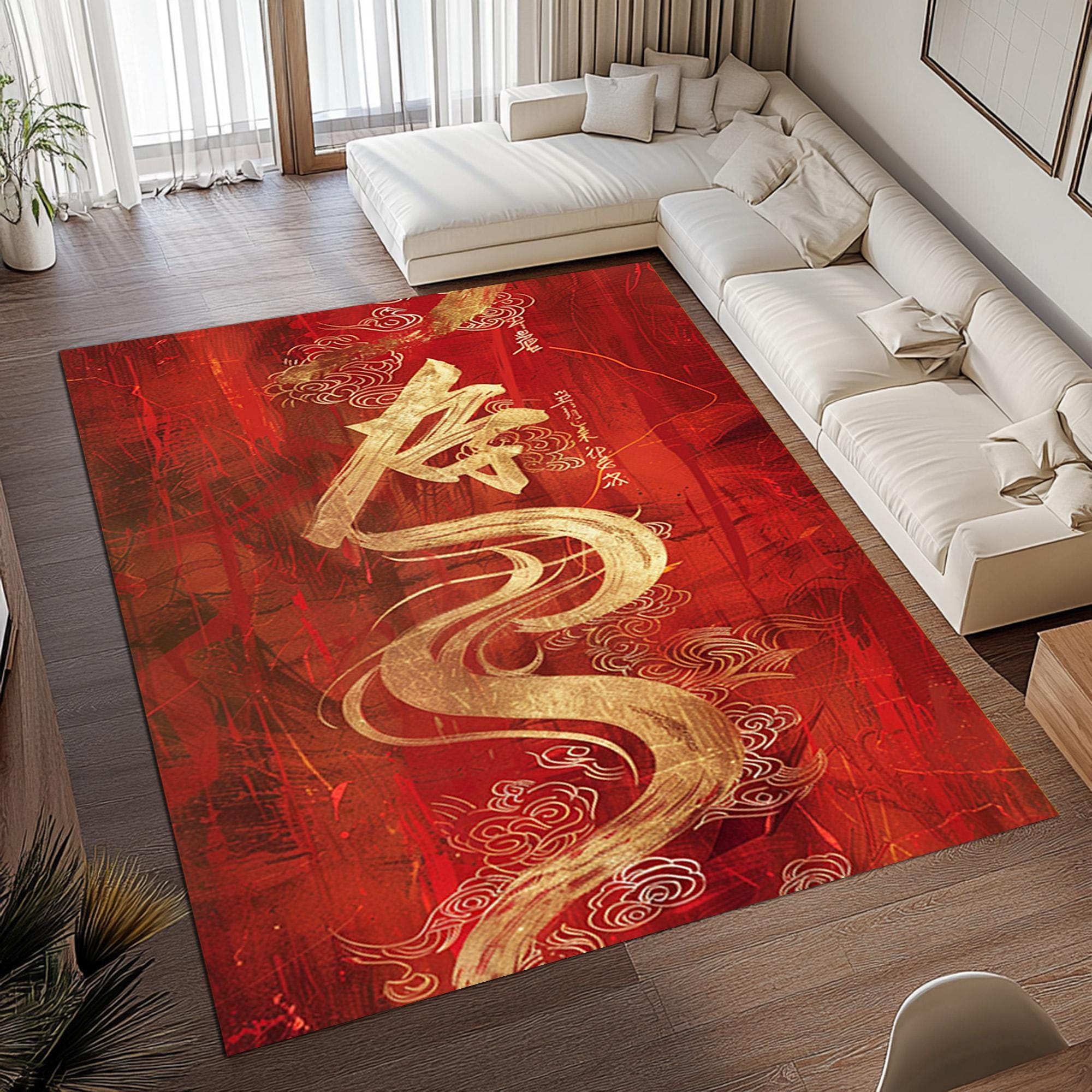 Chinese Rugs Design Chinese Design Rug, Red Rug, Chinese Art Rug, Design Style Rug, Chinese ...
