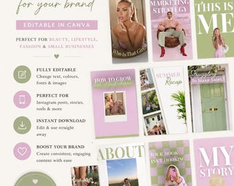 Instagram Content Creator Templates (Digital)