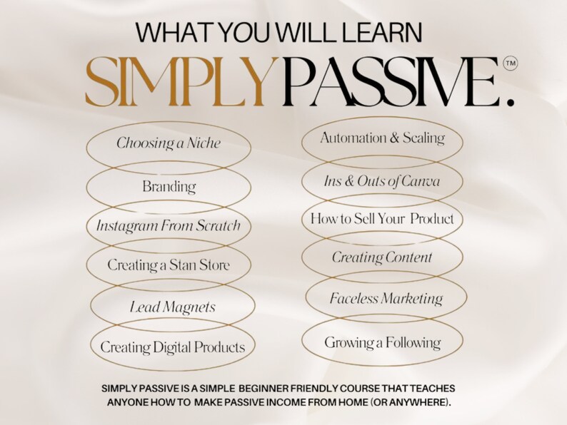 Simply Passive Course, Digital Marketing Guide/Course For Beginners, w/ MMR Master Resell Rights image 5