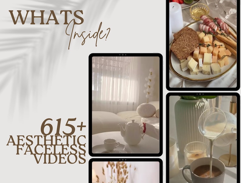 Faceless Videos Bundle 1400, Done For You, Aesthetic, Social Media Reels, Content Creation, Faceless Digital Marketing, Canva Links zdjęcie 3