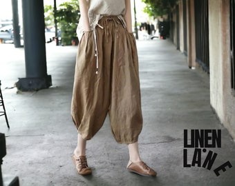 Women Linen Pants | Stylish Clothing | Comfortable Clothes | Fashionable Wear