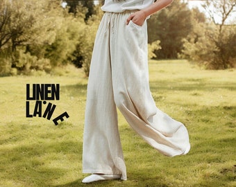 Wide-Leg Trousers | Breathable Pants | Stylish Cotton Bottomwear