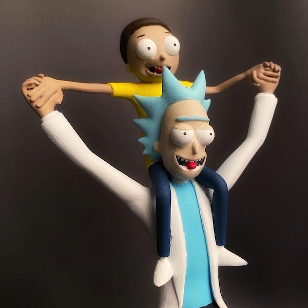 Rick and Morty Figure - Grandfather Grandson Team