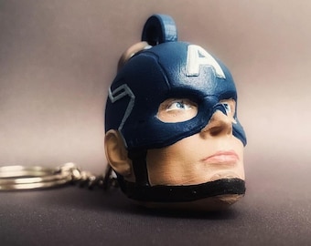 Llavero del Capitán América: Steve Grant Rogers de El primer vengador