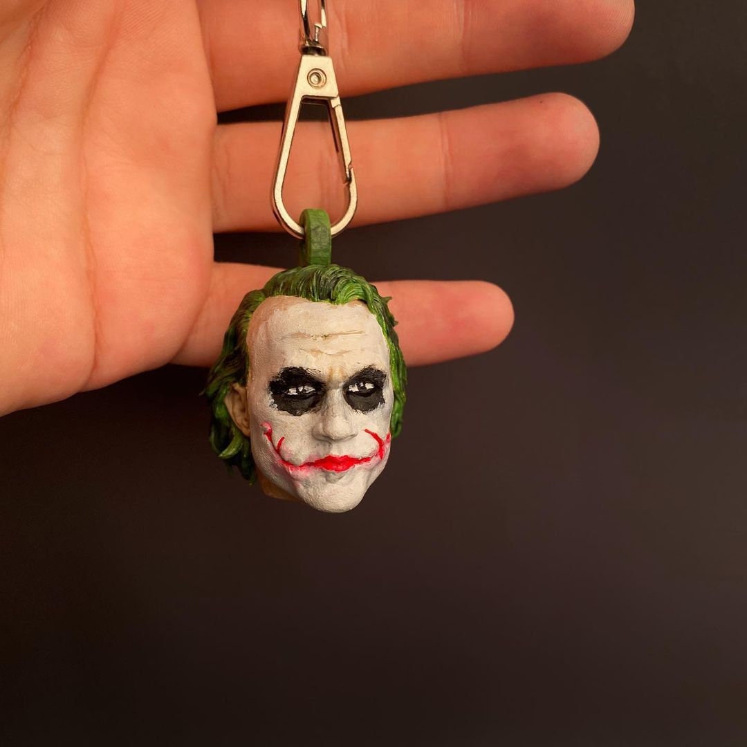 The Dark Knight Joker Keychain - Heath Ledger Joker Keychain