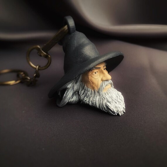 Gandalf the Grey Keychain - Lotr Collectible Keyring - Lord of the