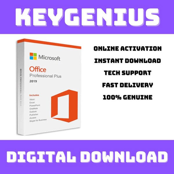 Microsoft Office Professional Plus 2019 Product Key - Instant Download