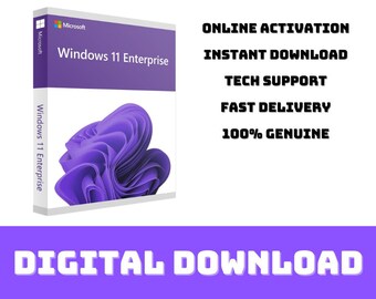Clé de produit Windows 11 Entreprise - Téléchargement instantané