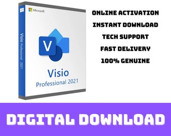 Visio Professional 2021-Produktschlüssel – Sofortiger Download