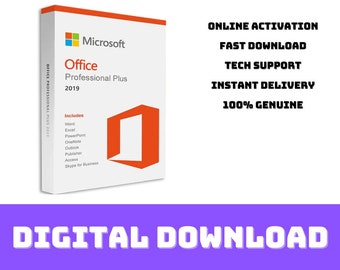 Microsoft Office Professional Plus 2019 Product Key - Instant Download