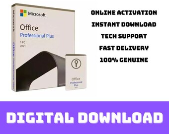 Microsoft Office Professional Plus 2021-Produktschlüssel - Sofortiger Download