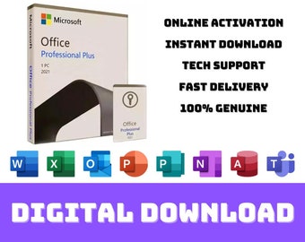 Microsoft Office Professional Plus 2021 - Valid for life - Instant download