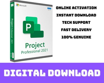 Project Professional 2021 Product Key - Download immediato