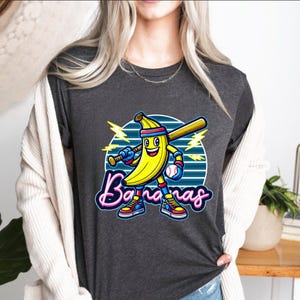 Funny Banana Baseball Shirt, Sports Team Mascot Shirt,Hip Hop Banana Shirt,Funny Baseball Shirt,Baseball Gift, baseball lover