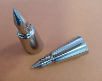 PUNTALE Alpenstock – per bastoni da montagna e ombrelli "da pastore" o da trekking - SPECIFICARE MISURA:disponibili diam. esterno 22 o 24 mm