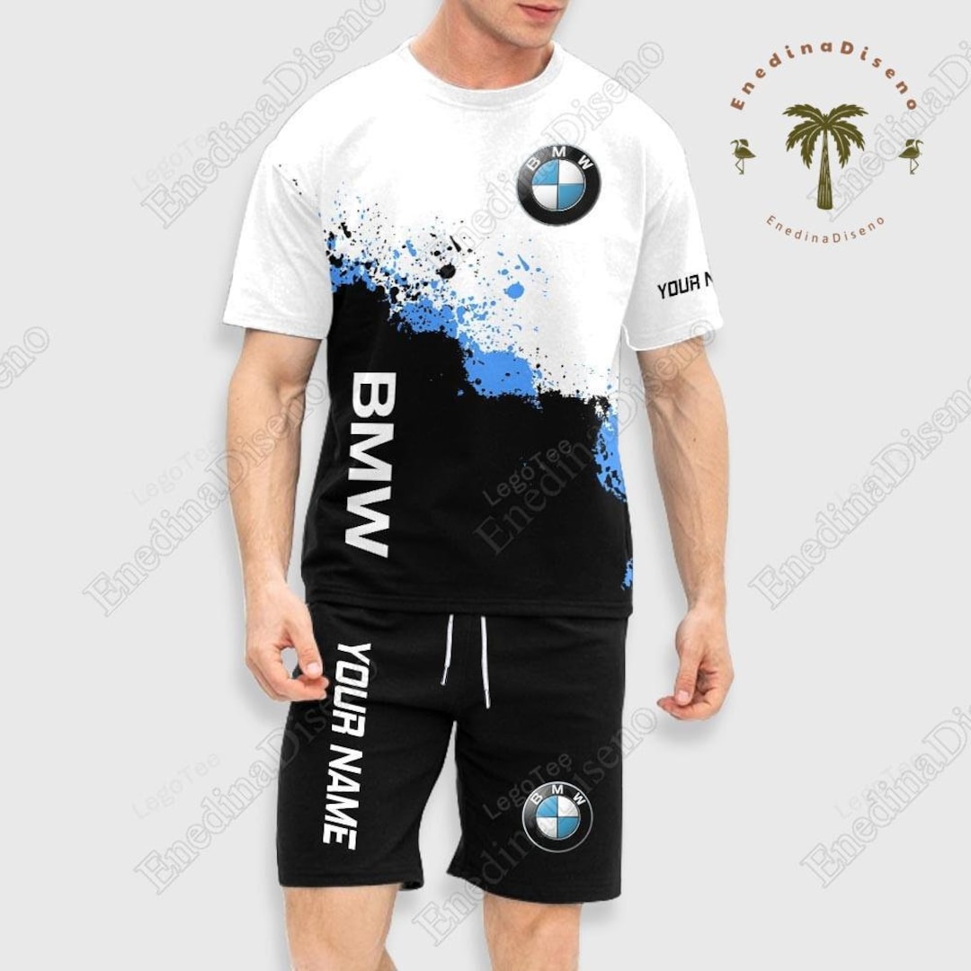 Custom Bmw Amg Benz Tshirt, Bmw Short Men, Bmw Tshirt Short Set, Bmw ...