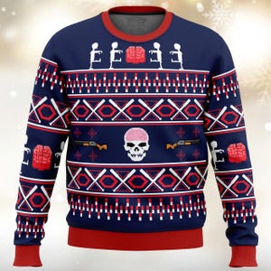 Funny Gamer Ugly Christmas Sweater, Meme Gaming Sweaters, FPS Sweater, Video Game Christmas sweaters, Gaming Holiday Gift