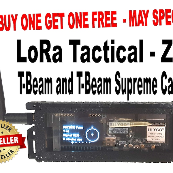 T-Beam and T-Beam Supreme Case for LoRa Meshtastic Node from Lilygo TTGO