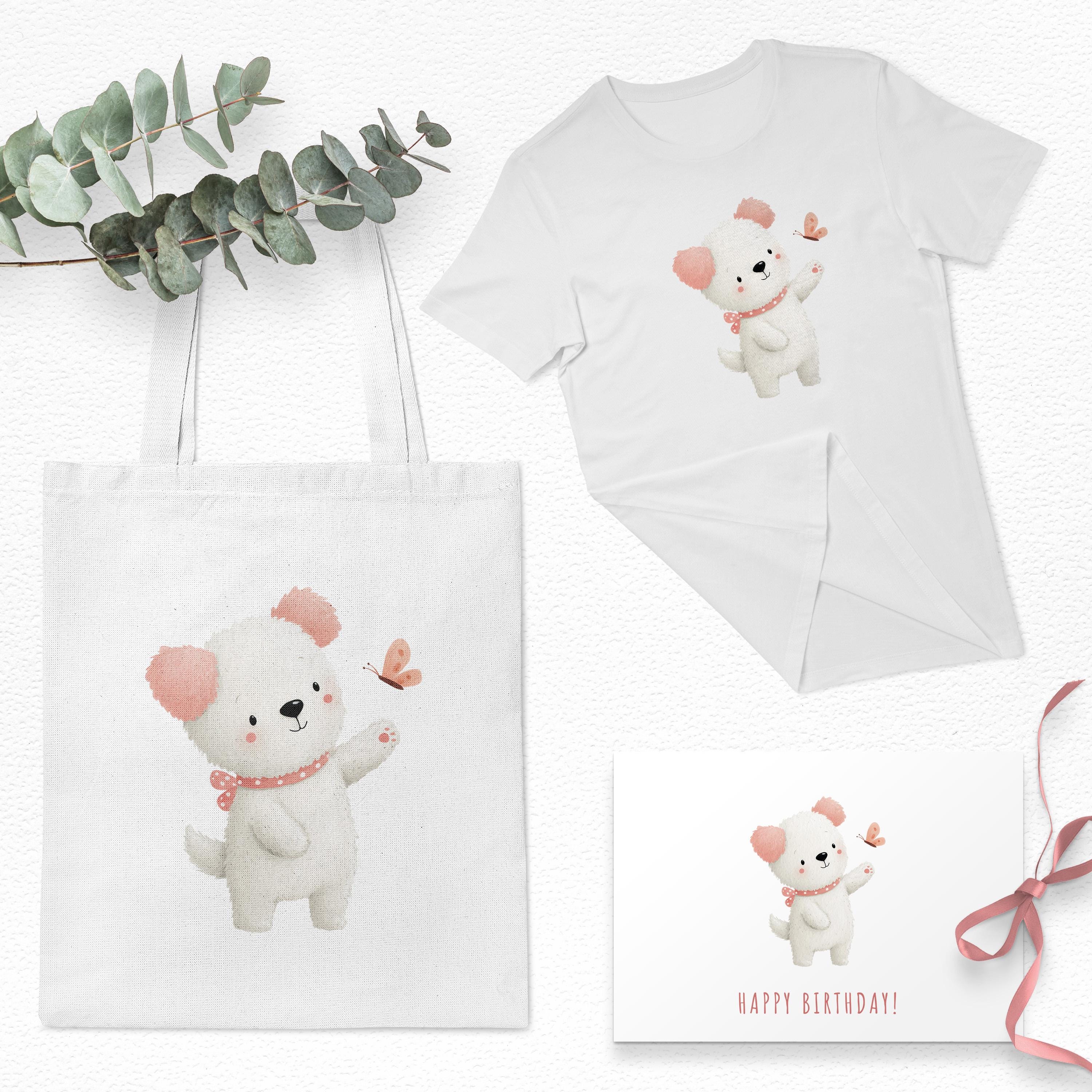 Cute Watercolor Puppy Clipart | Baby Dog PNG | Nursery Animal ...