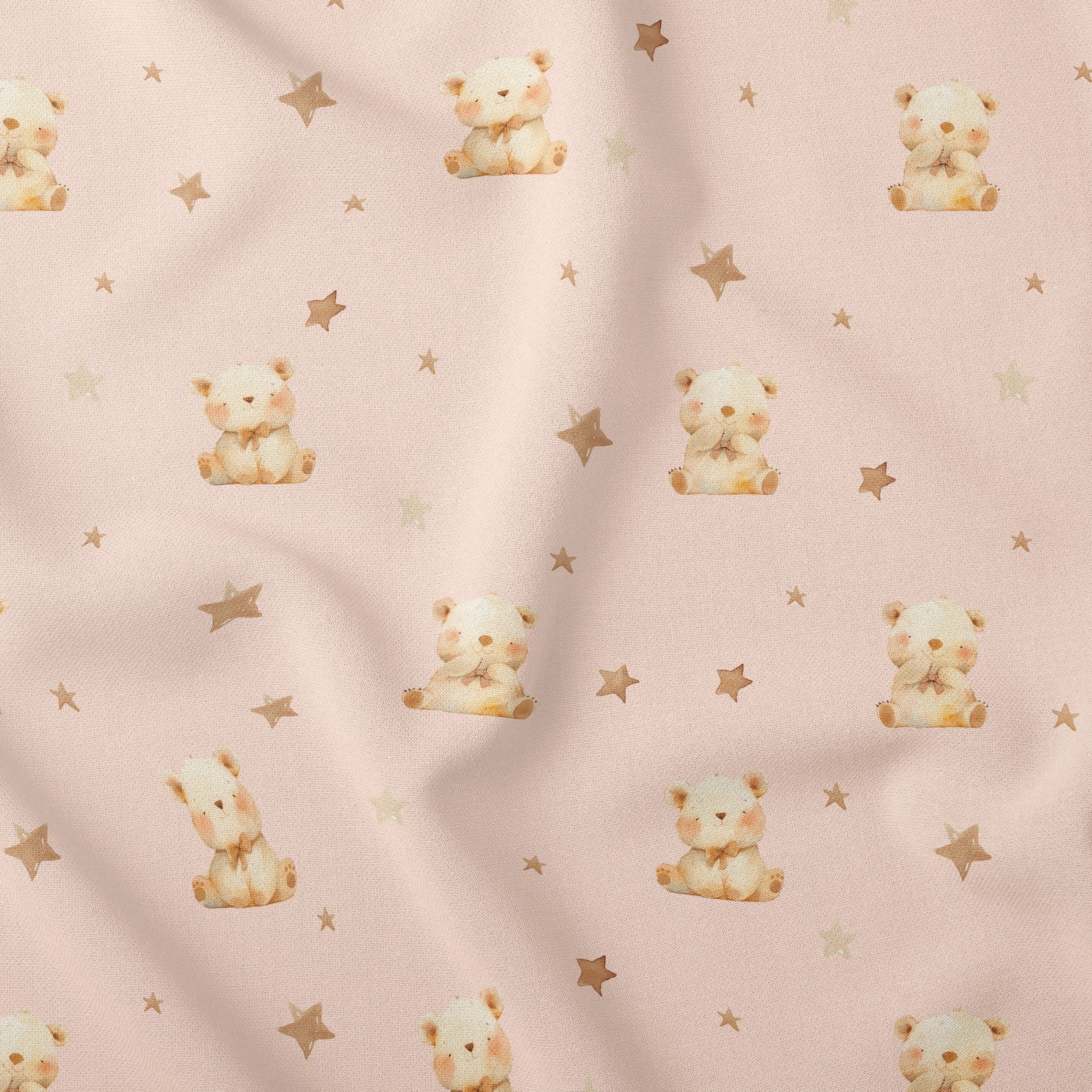 Baby Bear Seamless Pattern - Watercolor Pattern - Digital Paper ...