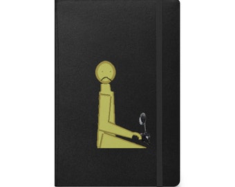 Hardcover bound notebook