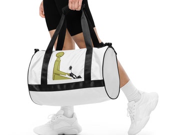 All-over print gym bag