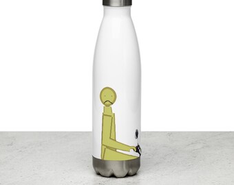 Stainless steel water bottle