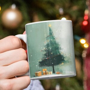 Cheerful Holiday Mug for Gift for Christmas Mug for Friends Unique Christmas gift for Her Christmas Eve box Gift Winter Mug for Cozy Drinks