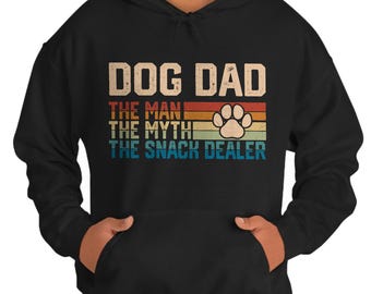 Best Dog Dad Ever Sweatshirt, The Man The Myth Shirt, The Snack Dealer Tee, Vintage Shirt For Dog Dad, Gifts For Father's Day, Dog Lovers