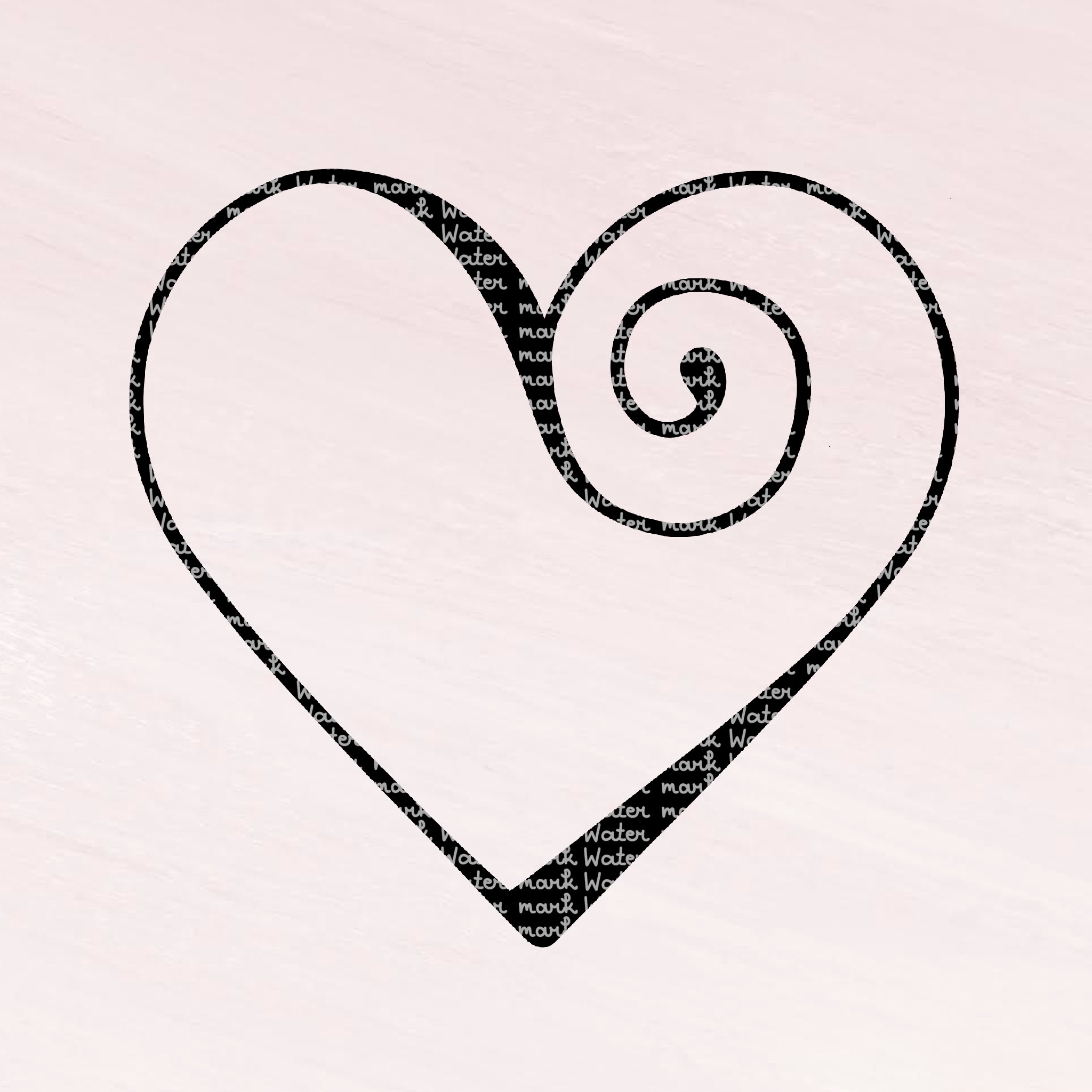 Heart Shape, Heart Outline, Heart Logo, Heart Design, Minimalist Heart ...