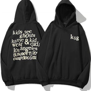 KSG Unisex Hoodie Kid Cudi Kanye West Album Kids See Ghosts Lucky Me Inspired Hoodie Etsy
