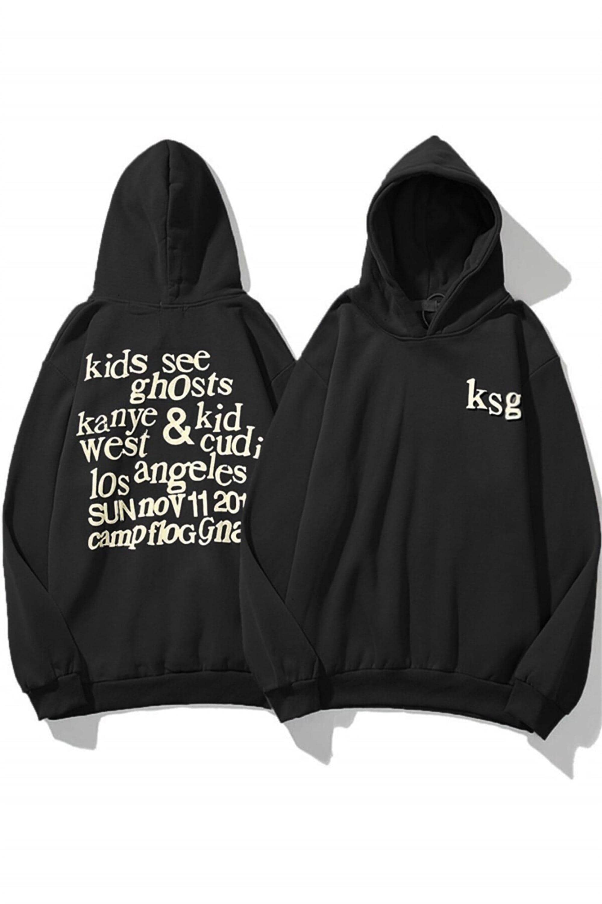 Trendy Kanye West Merch Hoodie Kids See Ghosts Hoodie KSG Hoodie Unisex 3D Printed Streetwear Lucky Me I See Ghost Etsy Australia